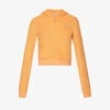 Tennis Club Brand-embroidered Cotton Hoody -Ress Clothing Shop R04205043 SAFFRON M
