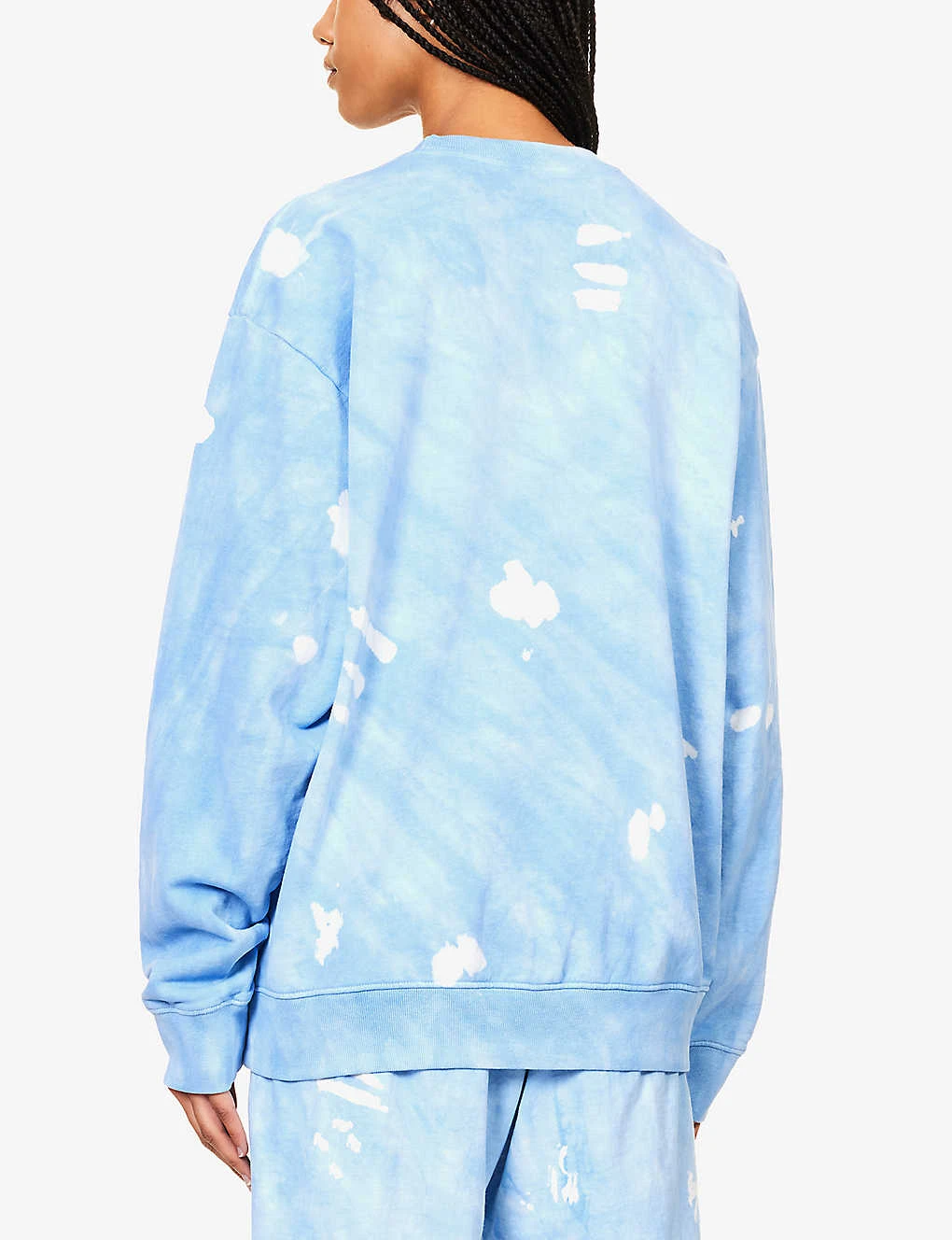 Serif Tie-dye Cotton-jersey Sweatshirt 6 Serif Tie-dye Cotton-jersey Sweatshirt - Image 4