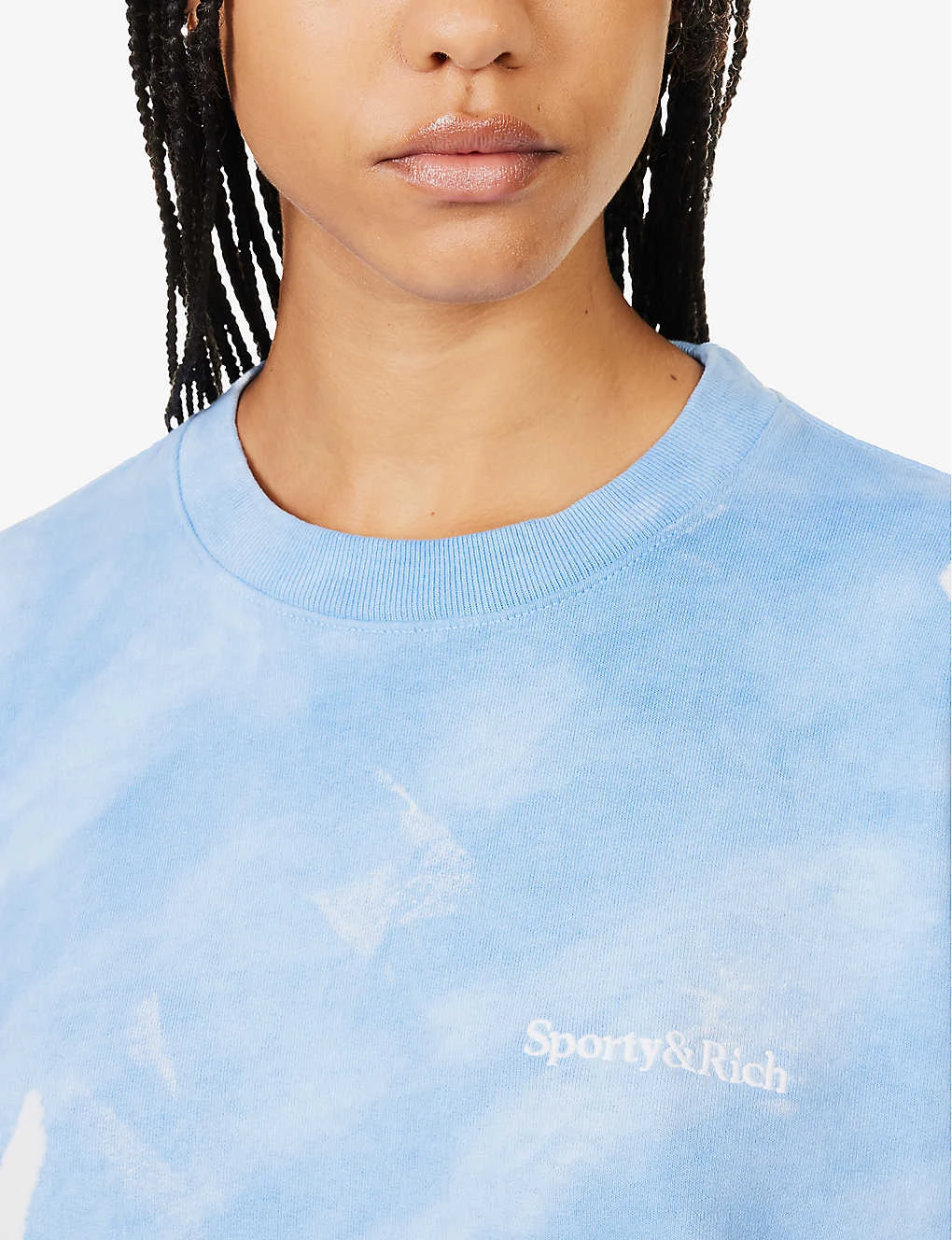 Serif Tie-dye Cotton-jersey Sweatshirt 7 Serif Tie-dye Cotton-jersey Sweatshirt - Image 5