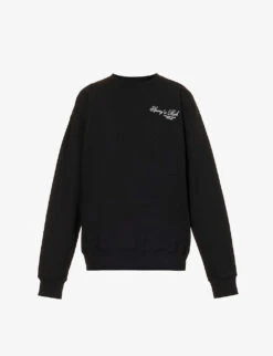 Country Club Brand-print Relaxed-fit Cotton-jersey Sweatshirt