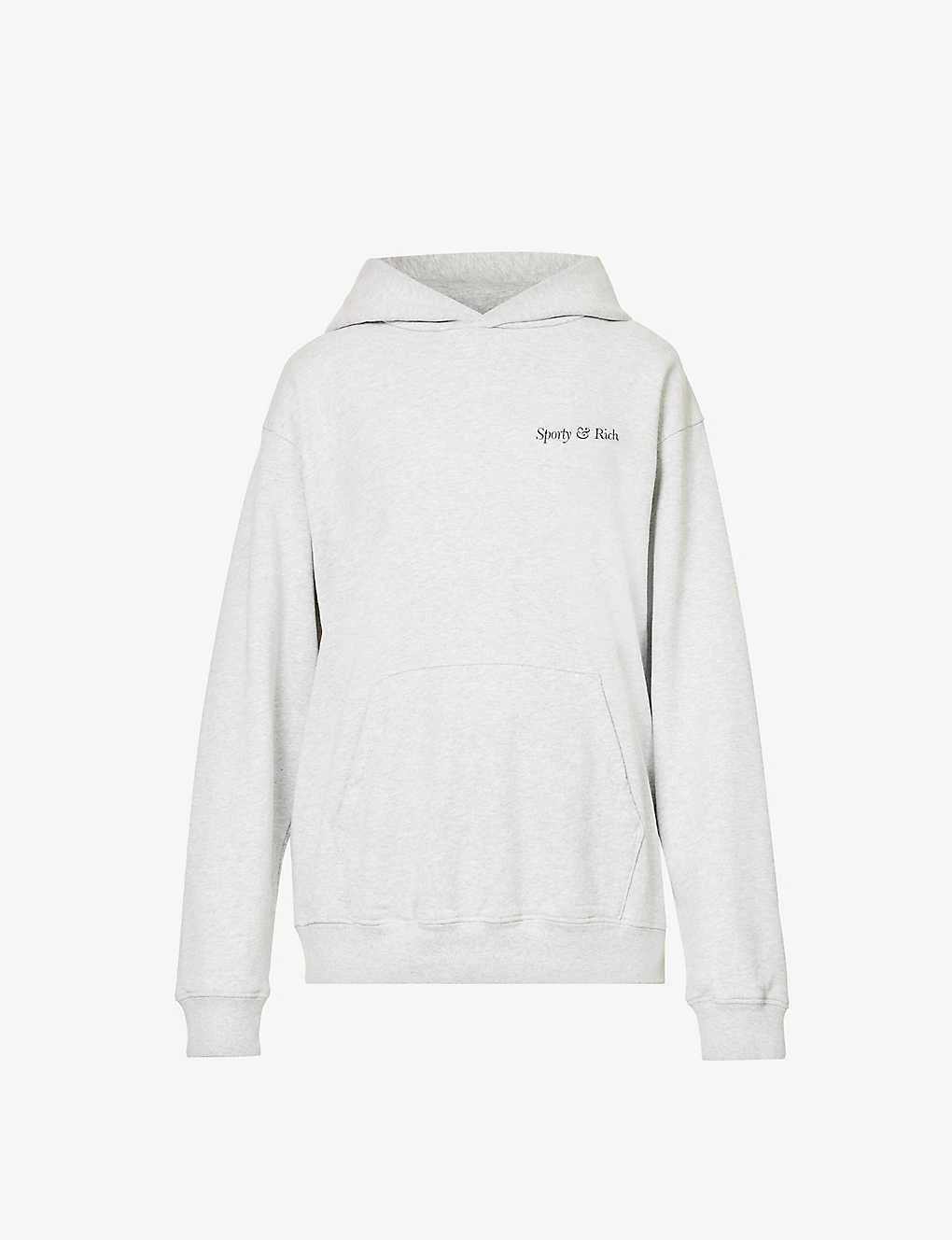 HWCNY Logo-print Relaxed-fit Cotton-blend Hoody 3 HWCNY Logo-print Relaxed-fit Cotton-blend Hoody