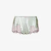 Morgan Retro Lace-trimmed Silk Pyjama Shorts -Ress Clothing Shop R04207754 SAGEMAUVALOUS M