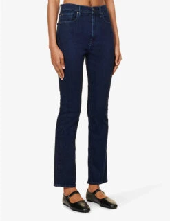 7 For All Mankind Easy Slim Belt-loop High-rise Straight-leg Stretch-denim Jeans 11 7 For All Mankind Easy Slim Belt-loop High-rise Straight-leg Stretch-denim Jeans -Ress Clothing Shop R04209087 SOHOCLASSIC ALT02