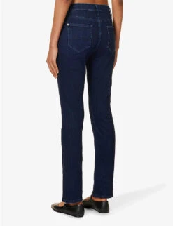7 For All Mankind Easy Slim Belt-loop High-rise Straight-leg Stretch-denim Jeans 12 7 For All Mankind Easy Slim Belt-loop High-rise Straight-leg Stretch-denim Jeans -Ress Clothing Shop R04209087 SOHOCLASSIC ALT03