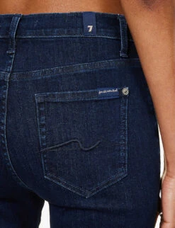 7 For All Mankind Easy Slim Belt-loop High-rise Straight-leg Stretch-denim Jeans 14 7 For All Mankind Easy Slim Belt-loop High-rise Straight-leg Stretch-denim Jeans -Ress Clothing Shop R04209087 SOHOCLASSIC ALT05