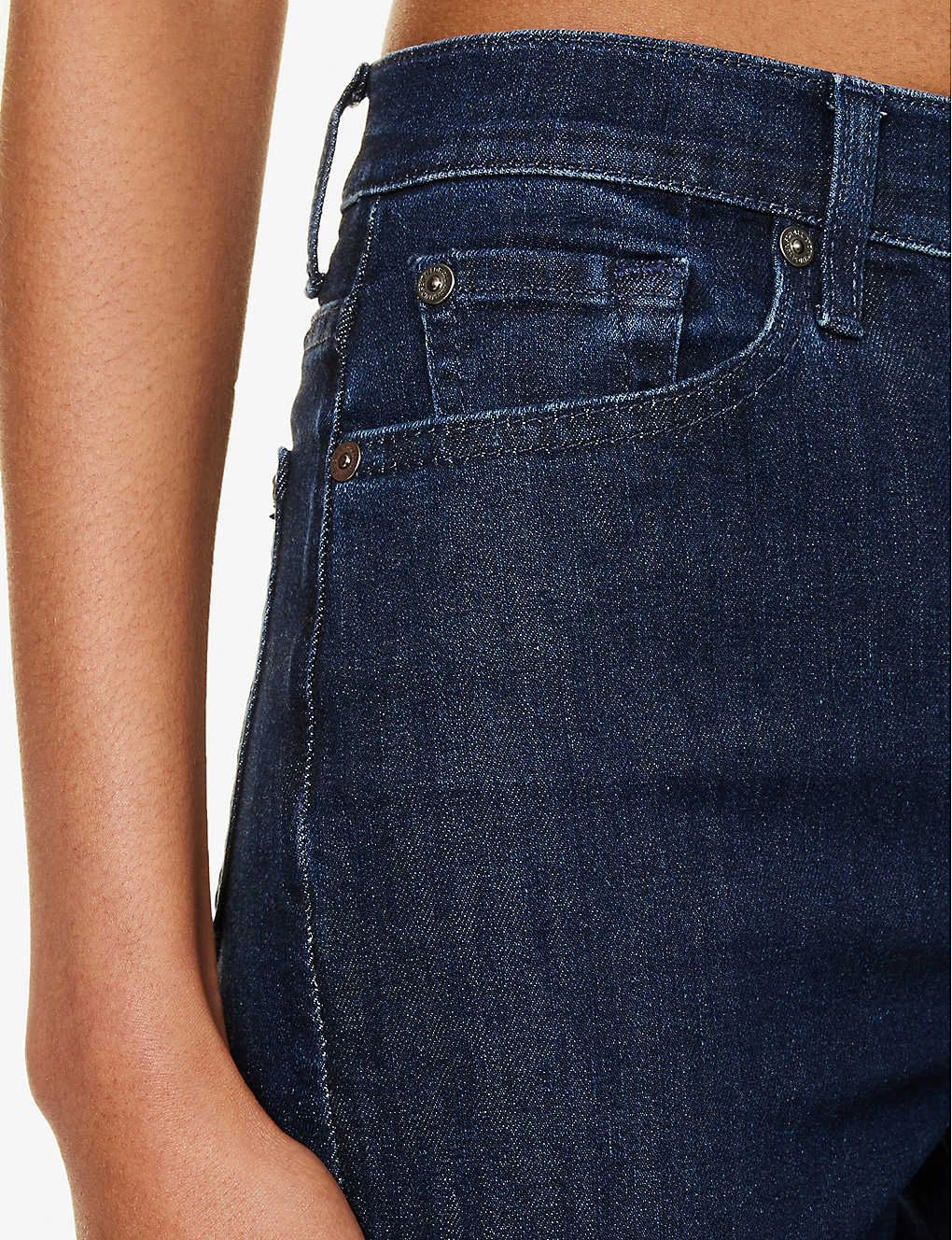 7 For All Mankind Modern Dojo High-rise Flared-leg Stretch-denim Jeans 7 7 For All Mankind Modern Dojo High-rise Flared-leg Stretch-denim Jeans - Image 5