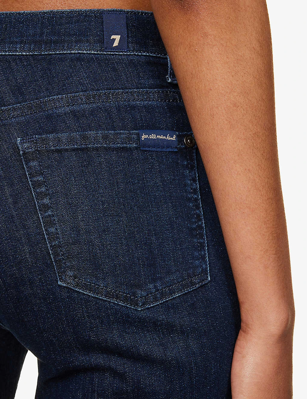 7 For All Mankind Modern Dojo High-rise Flared-leg Stretch-denim Jeans 8 7 For All Mankind Modern Dojo High-rise Flared-leg Stretch-denim Jeans - Image 6