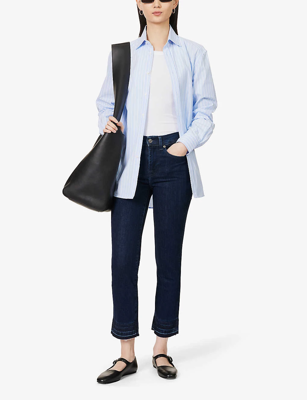 7 For All Mankind Straight-leg Mid-rise Stretch-denim Jeans 4 7 For All Mankind Straight-leg Mid-rise Stretch-denim Jeans - Image 2