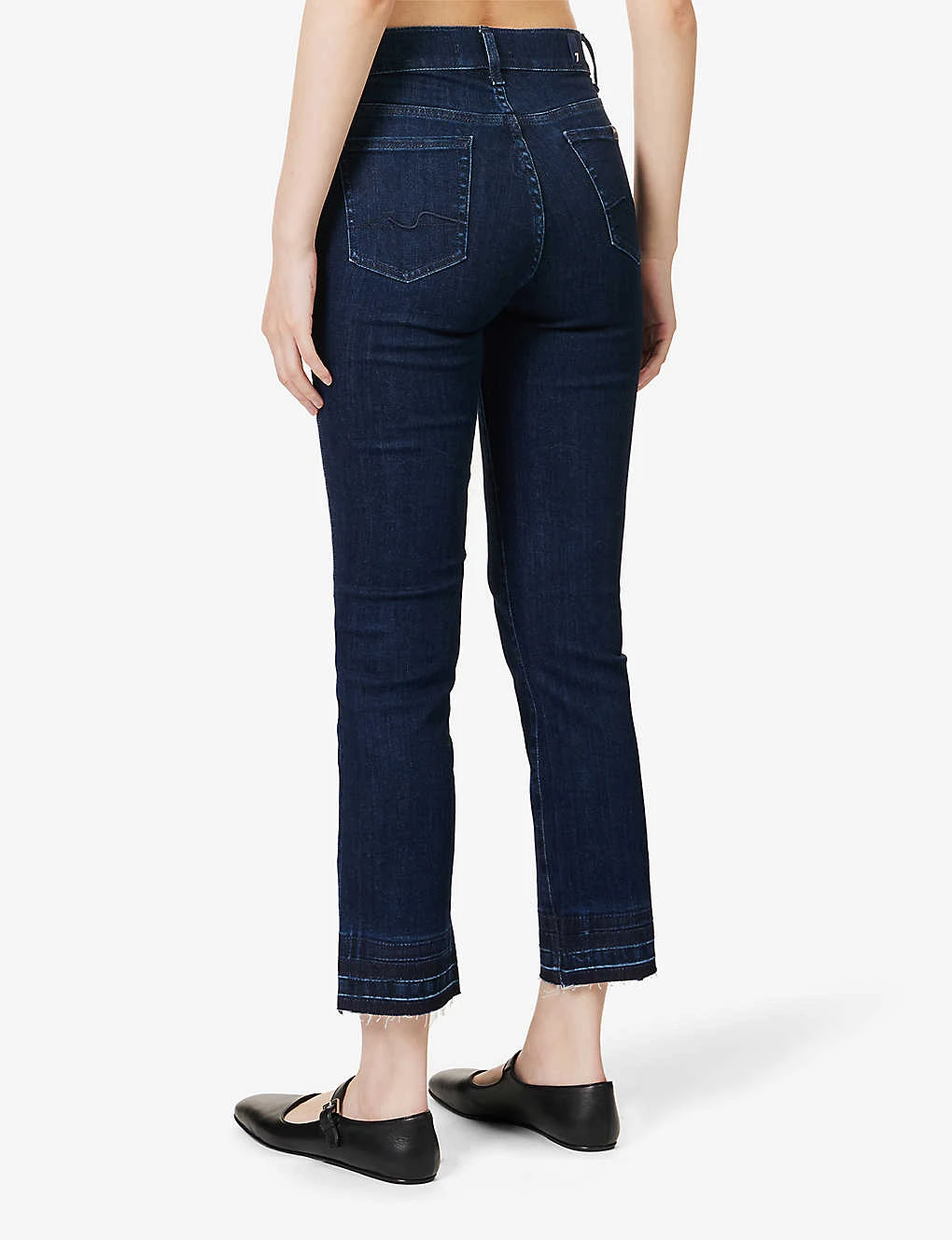 7 For All Mankind Straight-leg Mid-rise Stretch-denim Jeans 6 7 For All Mankind Straight-leg Mid-rise Stretch-denim Jeans - Image 4