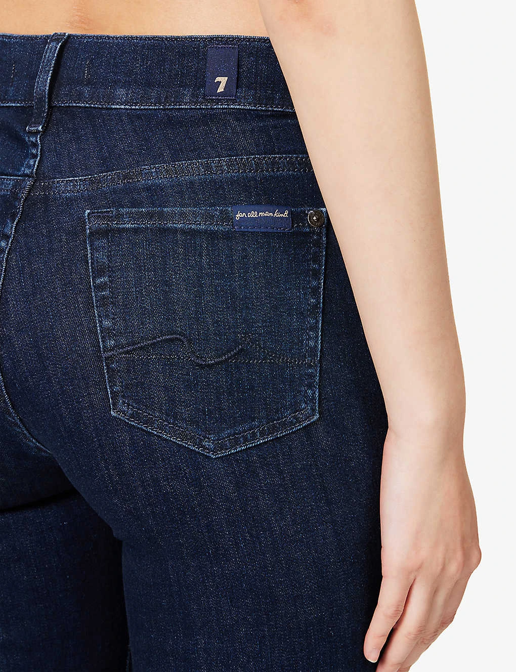 7 For All Mankind Straight-leg Mid-rise Stretch-denim Jeans 8 7 For All Mankind Straight-leg Mid-rise Stretch-denim Jeans - Image 6