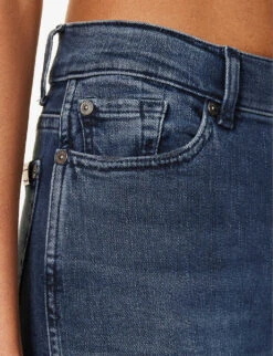 7 For All Mankind Slim Kick Belt-loop Mid-rise Straight-leg Stretch-denim Jeans 12 7 For All Mankind Slim Kick Belt-loop Mid-rise Straight-leg Stretch-denim Jeans -Ress Clothing Shop R04209091 SLIMILLUSIONOVERCAST ALT04