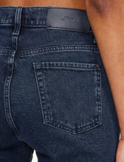 7 For All Mankind Logan Stovepipe Belt-loop High-rise Straight-leg Stretch-denim Jeans -Ress Clothing Shop R04209093 ACTION ALT05