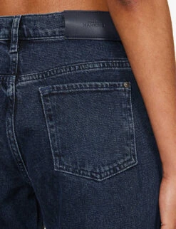 7 For All Mankind Tess Belt-loop High-rise Straight-leg Stretch-denim Jeans -Ress Clothing Shop R04209094 ACTION ALT05